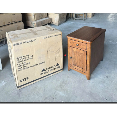 P2808-32 : Tủ Góc , Tủ Trang Trí - Màu Nâu Hạt Dẻ